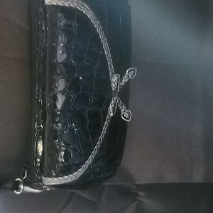 COPY - Brighton crocodile patent leather